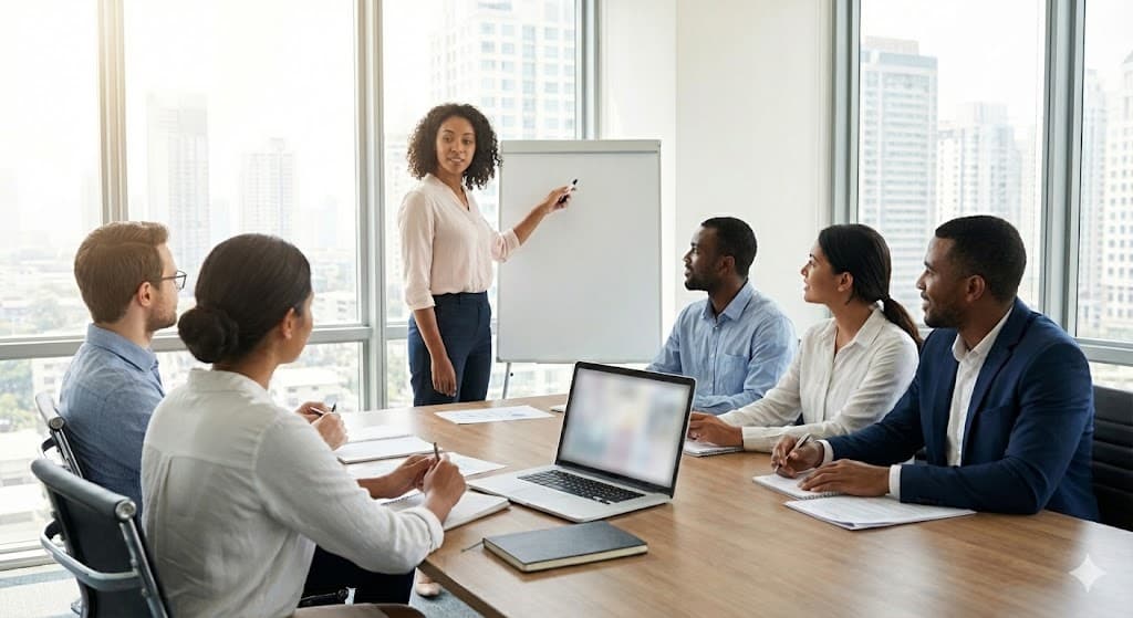 Leadership and team development session